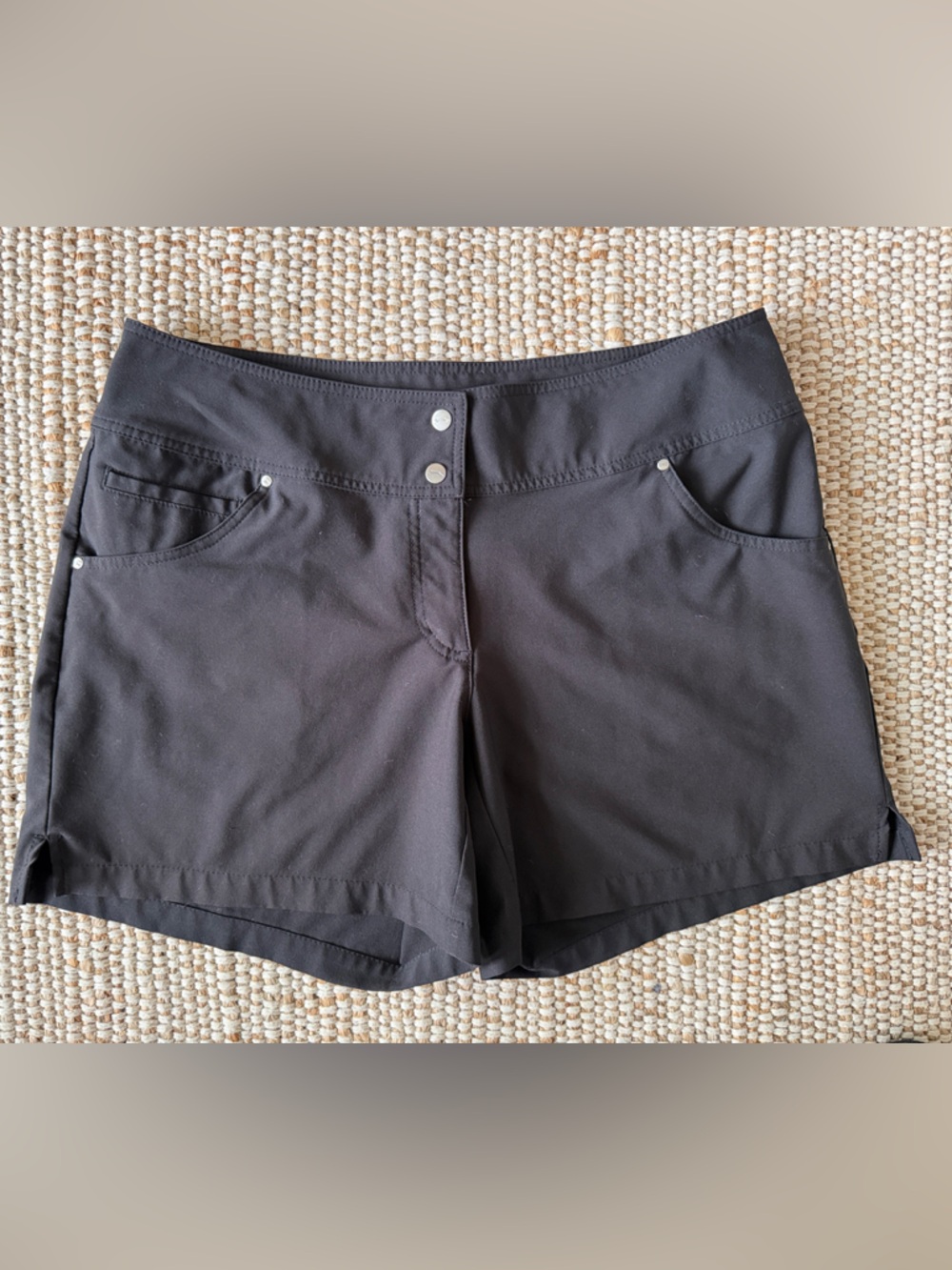 Black Women's Slazenger Golf Shorts